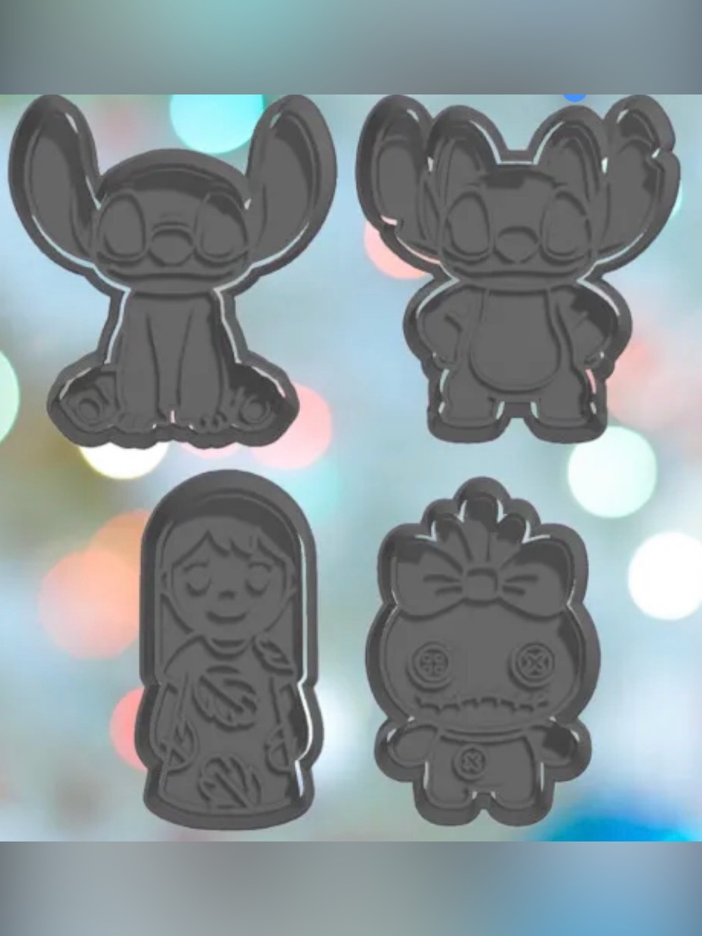 LILO AND STITCH COOKIE CUTTER SET